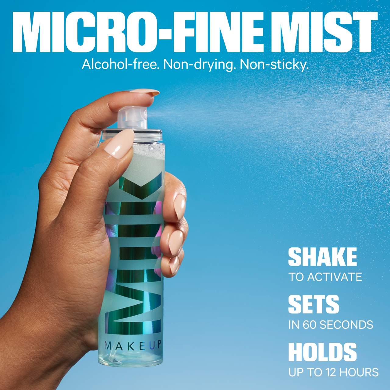 Mini Hydro Grip Dewy Long-Lasting Setting Spray With Hyaluronic Acid + Niacinamide