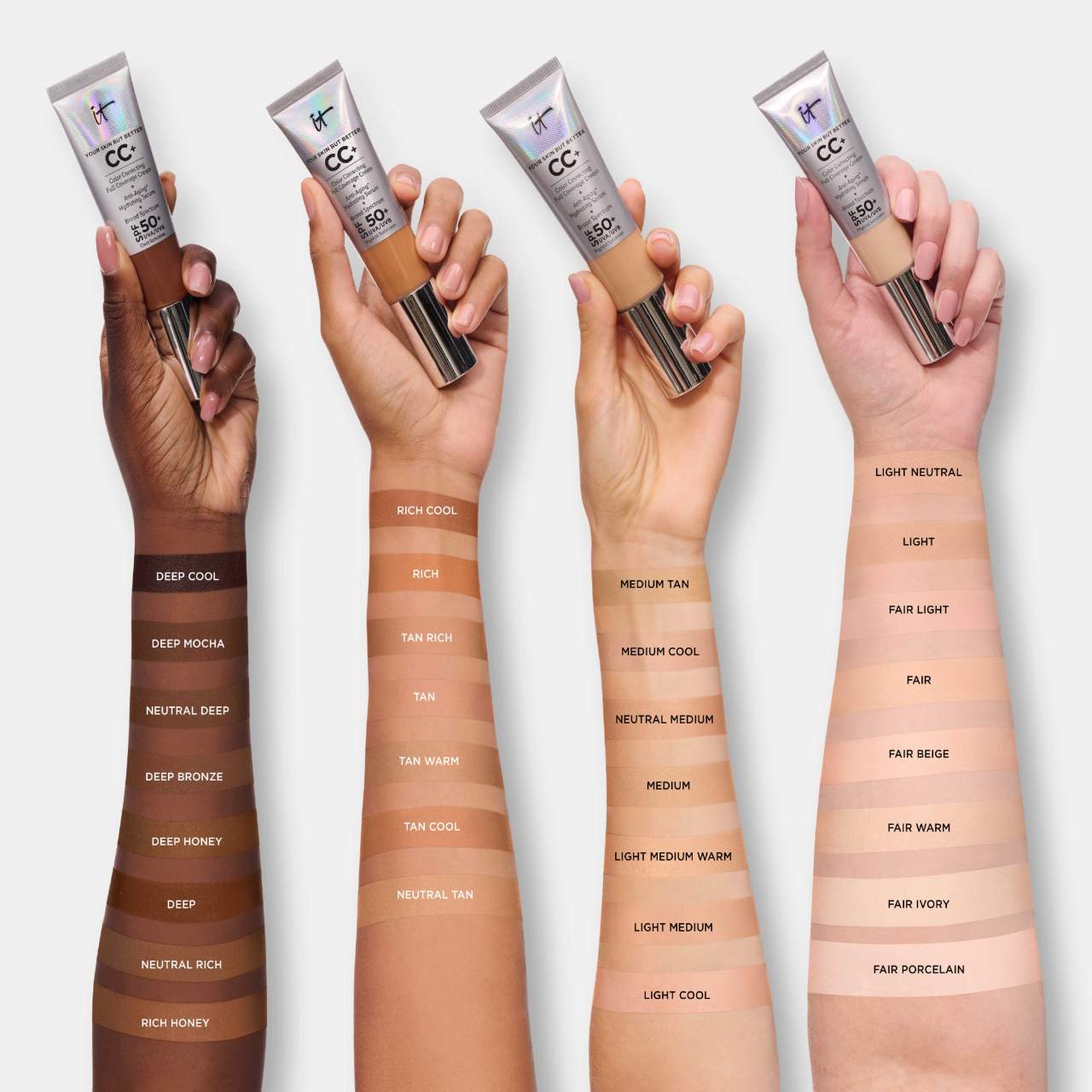 IT Cosmetics - Mini CC+ Cream Full Coverage Color Correcting Foundation with SPF 50+ - Image 5