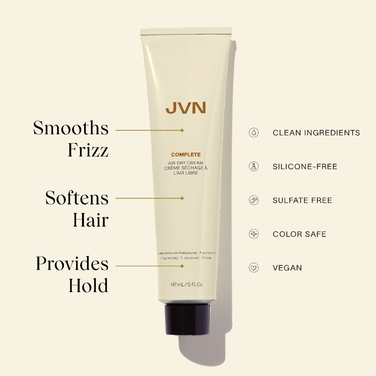 JVN - Mini Complete Hydrating Air Dry Hair Cream - Image 4