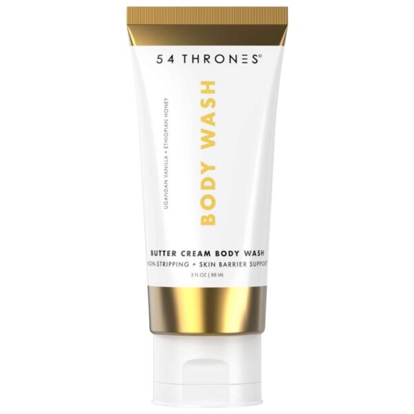54 Thrones – Mini Moisturizing Butter Cream Body Wash – Non-Stripping with Shea Butter, Ceramides and Niacinamide