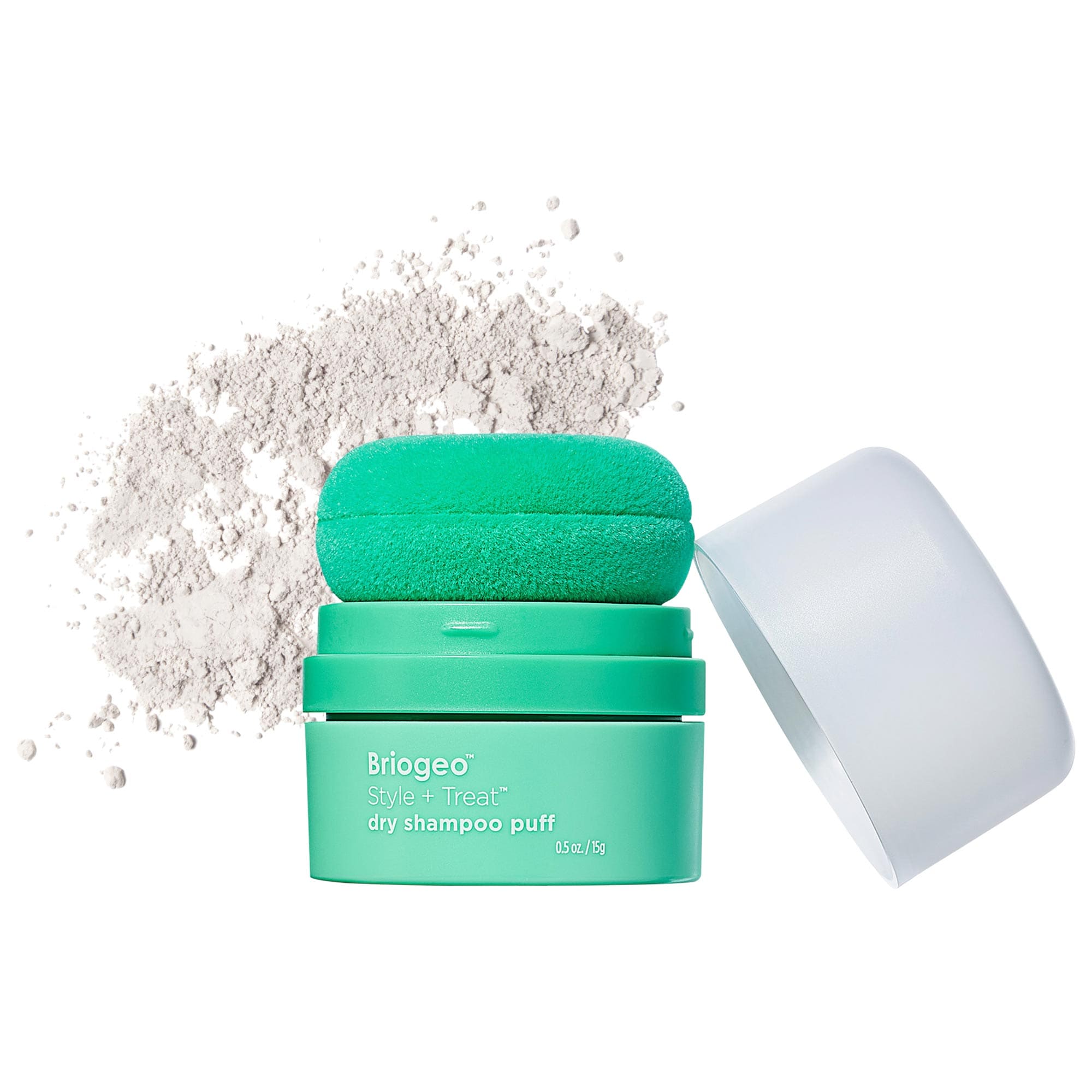 Briogeo – Style + Treat Non-Aerosol & Talc-Free Dry Shampoo Powder Puff
