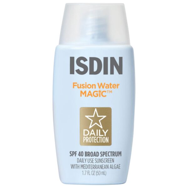 ISDIN – Fusion Water Magic SPF 40 Sunscreen with Hyaluronic Acid and Vitamin E