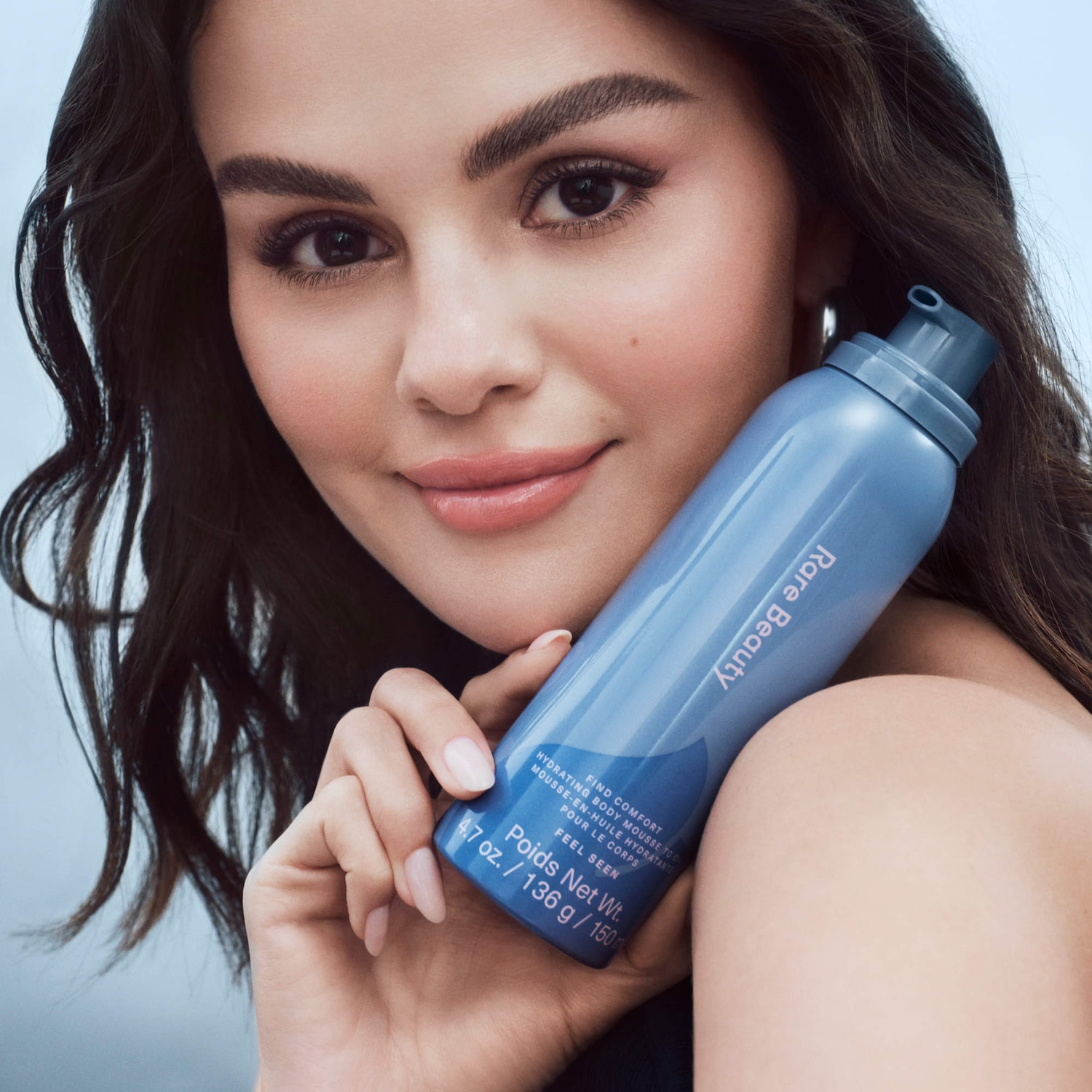 Rare Beauty by Selena Gomez – Find Comfort: Feel Seen Hydrating Body Mousse to Oil