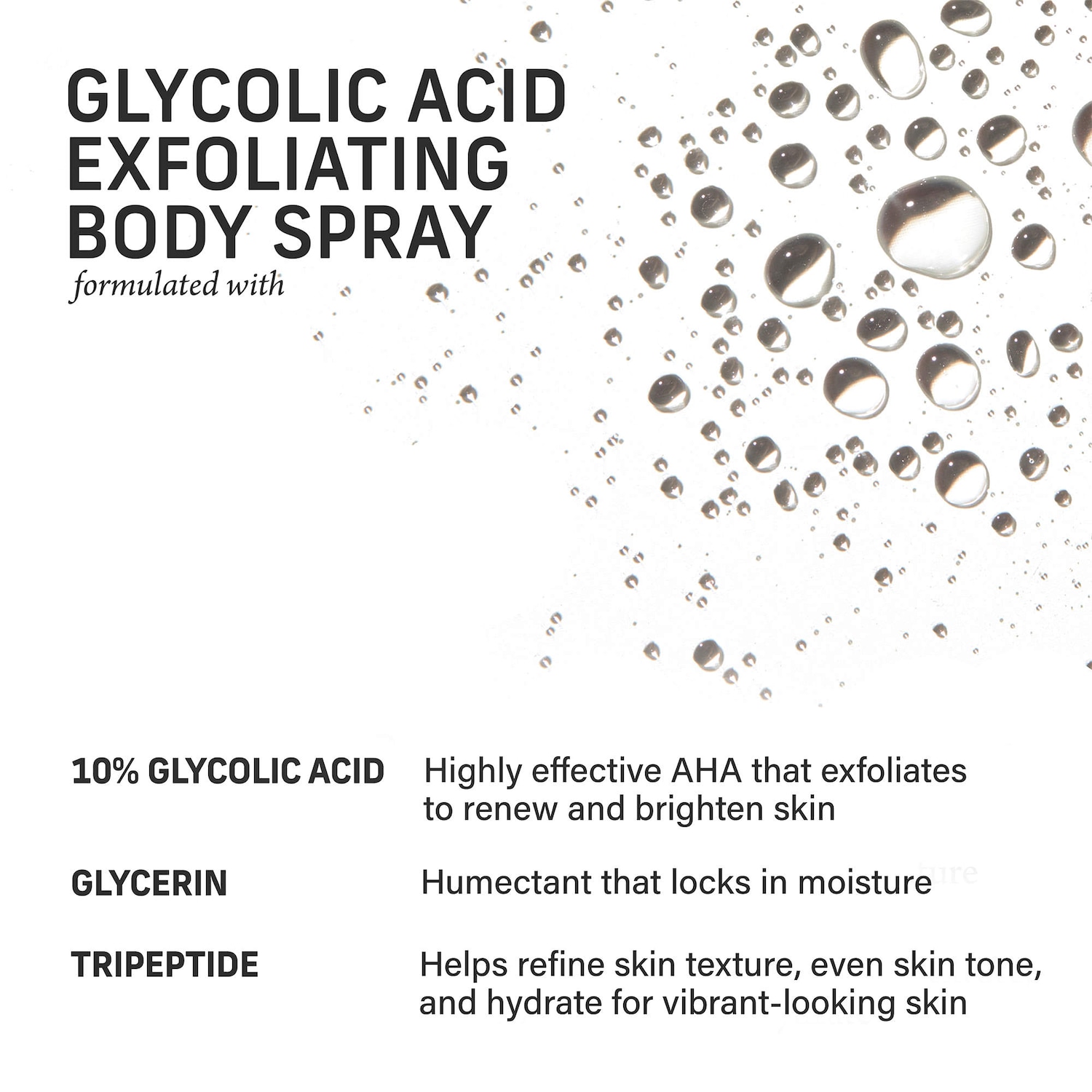 CYKLAR – Glycolic Acid Exfoliating Body Spray for Smooth, Even Skin
