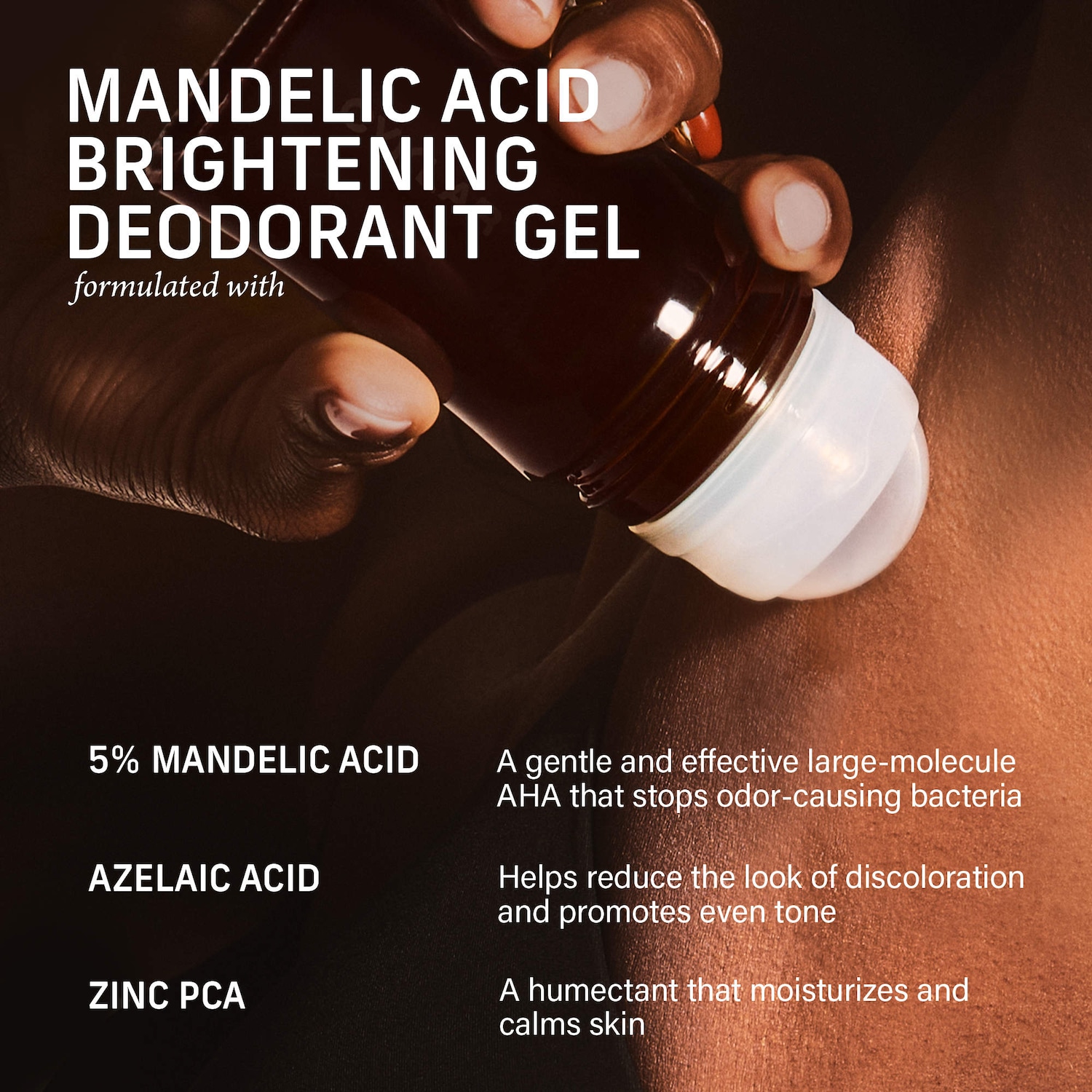 CYKLAR – Vanilla Verve Mandelic Acid Brightening Deodorant Gel with 48-Hour Odor Protection