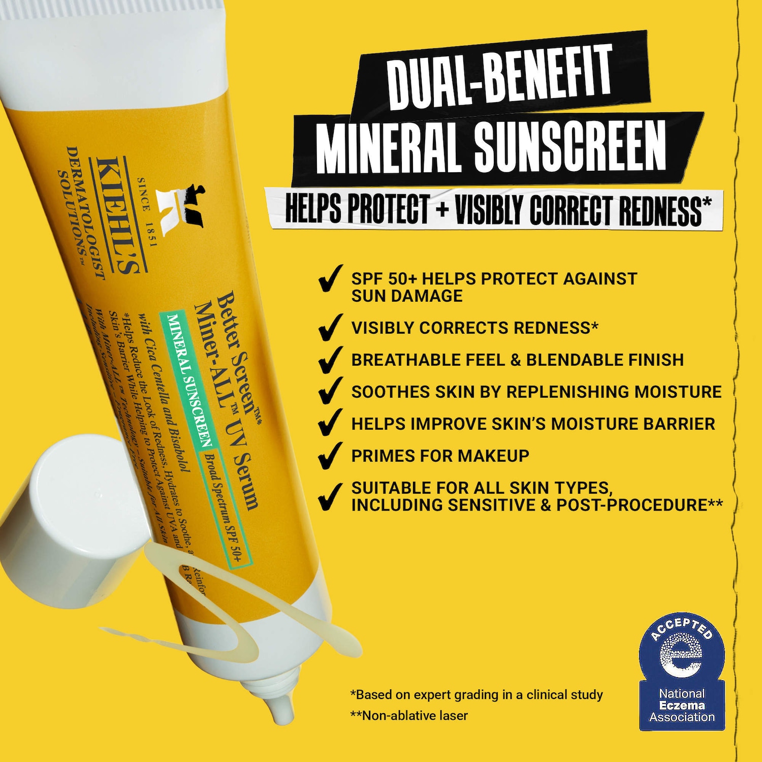 Kiehl’s Since 1851 – Better Screen Miner-all UV Serum Mineral Sunscreen SPF 50