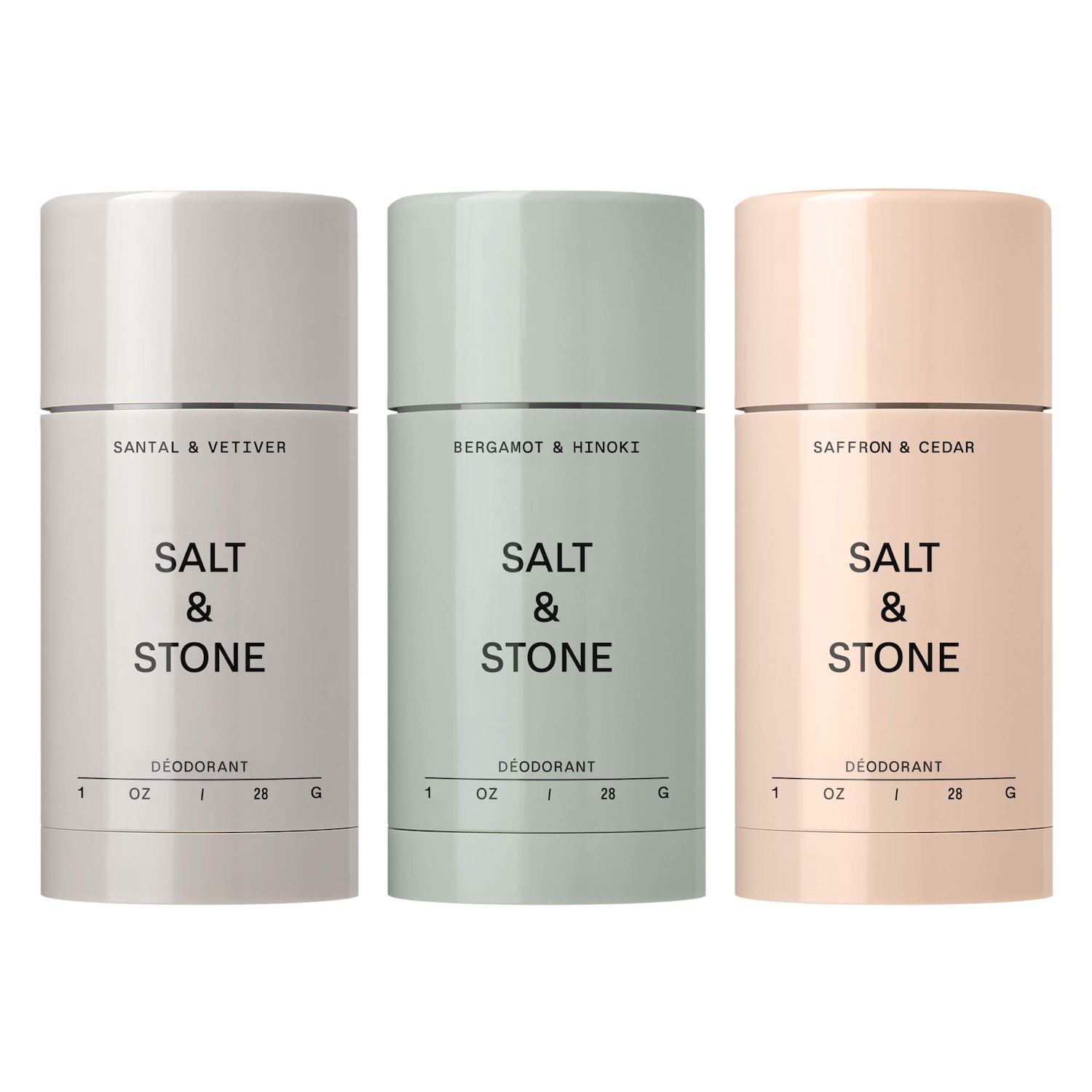 Salt & Stone – Mini Deodorant Discovery Gift Set