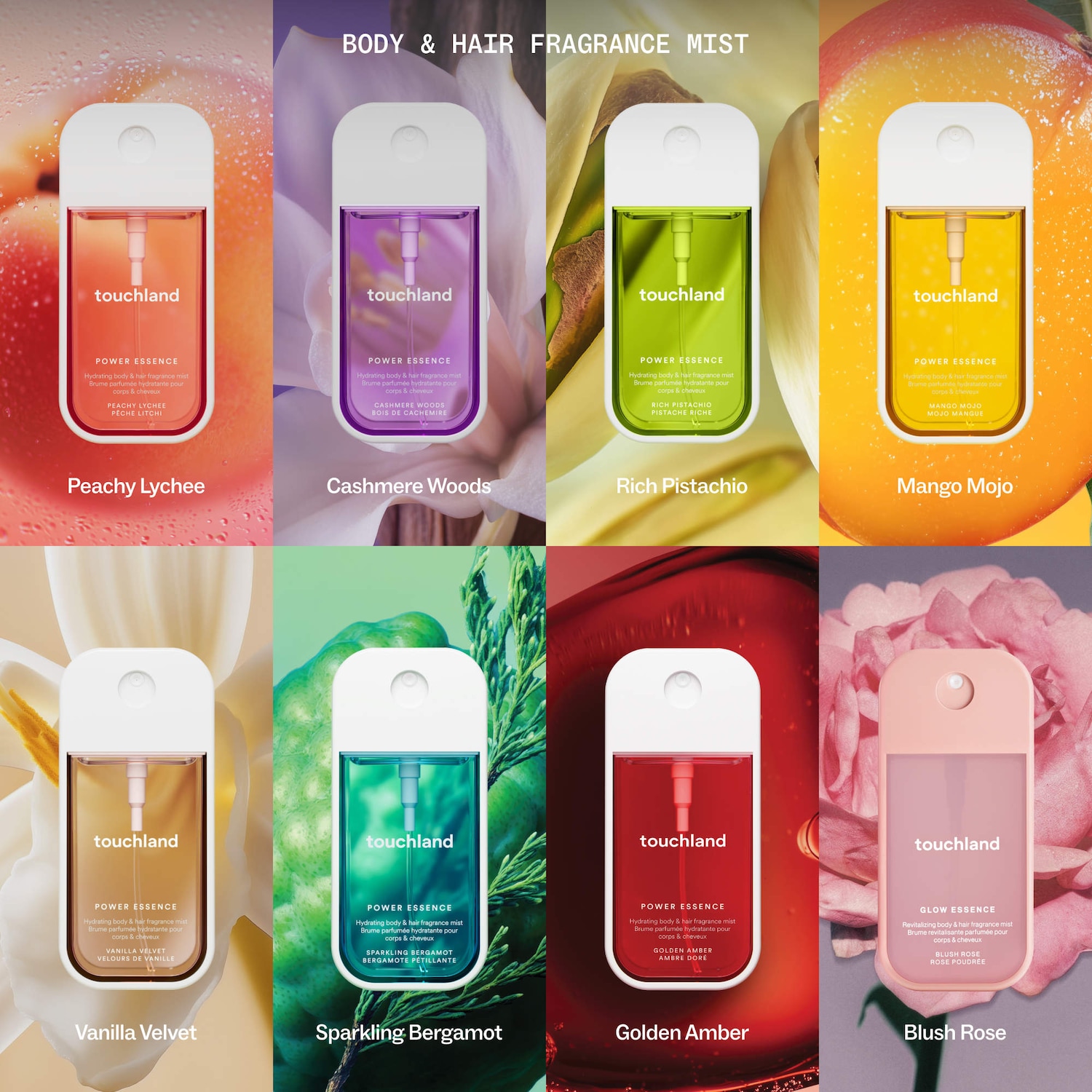 Touchland - Blush Rose Glow Essence Body & Hair Fragrance Mist - Image 5