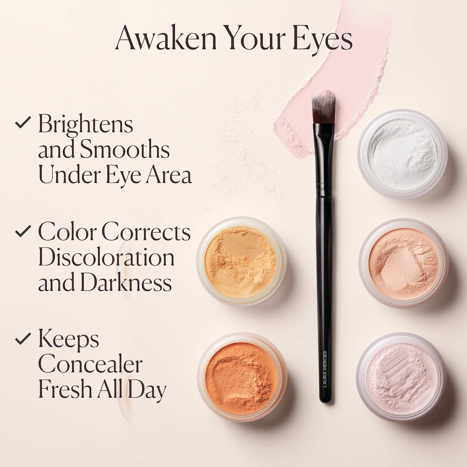 Laura Mercier - Secret Brightening Color Correcting Longwear Under Eye Setting Powder - Image 2