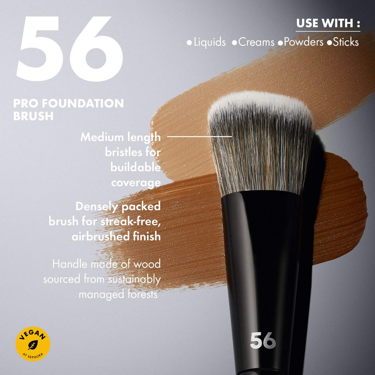 SEPHORA COLLECTION – PRO Foundation Brush #56