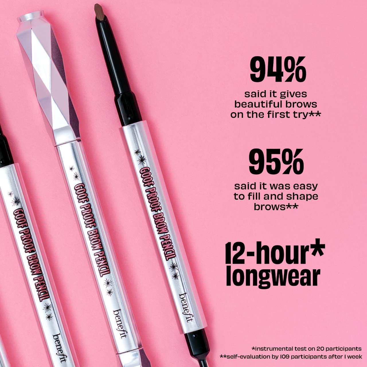 Benefit Cosmetics - Goof Proof Waterproof Easy Shape & Fill Eyebrow Pencil - Image 4