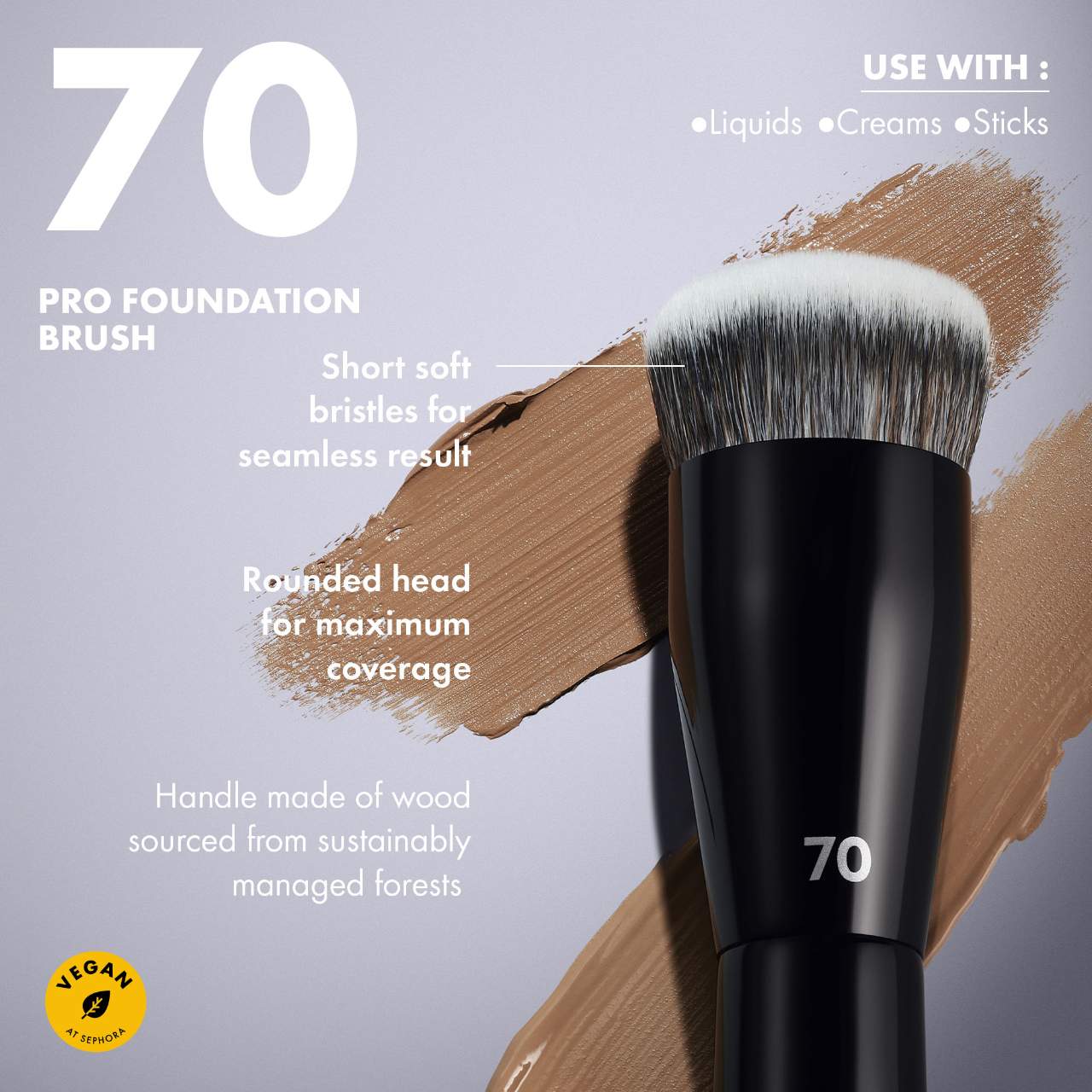 SEPHORA COLLECTION – PRO Foundation Brush #70