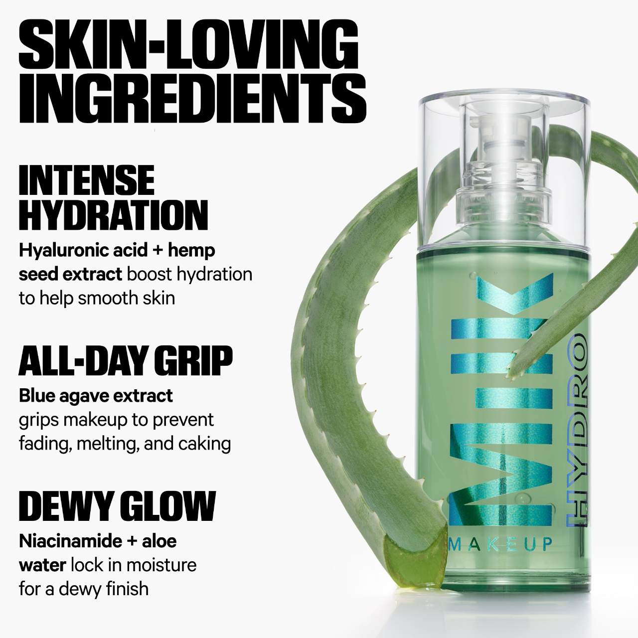 MILK MAKEUP - Mini Hydro Grip Hydrating Makeup Primer with Hyaluronic Acid + Niacinamide - Image 2