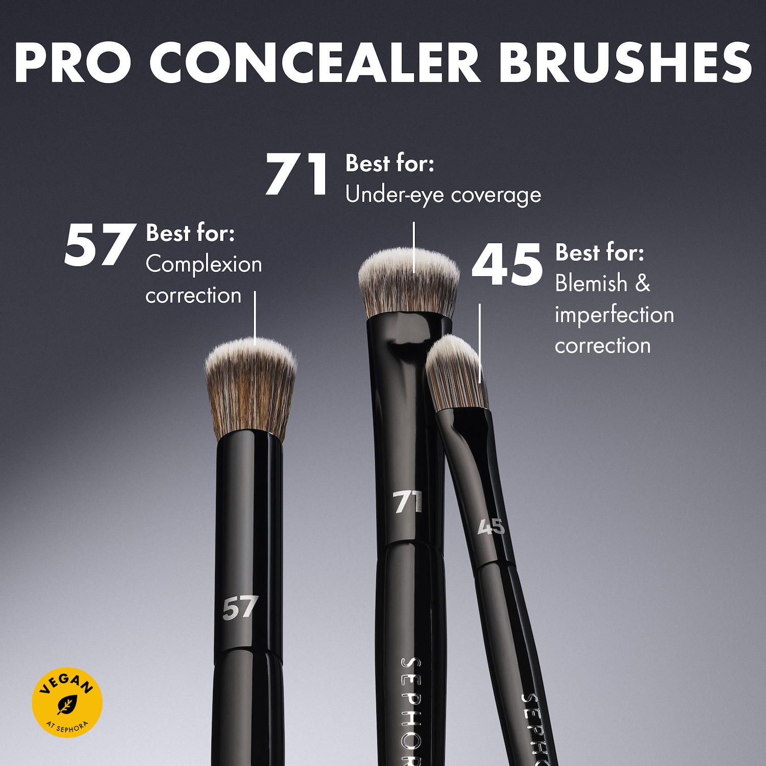 SEPHORA COLLECTION - PRO Concealer Brush #45 - Image 4
