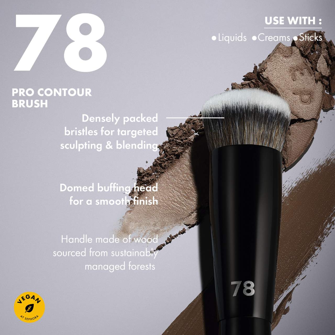 SEPHORA COLLECTION – PRO Contour Brush #78