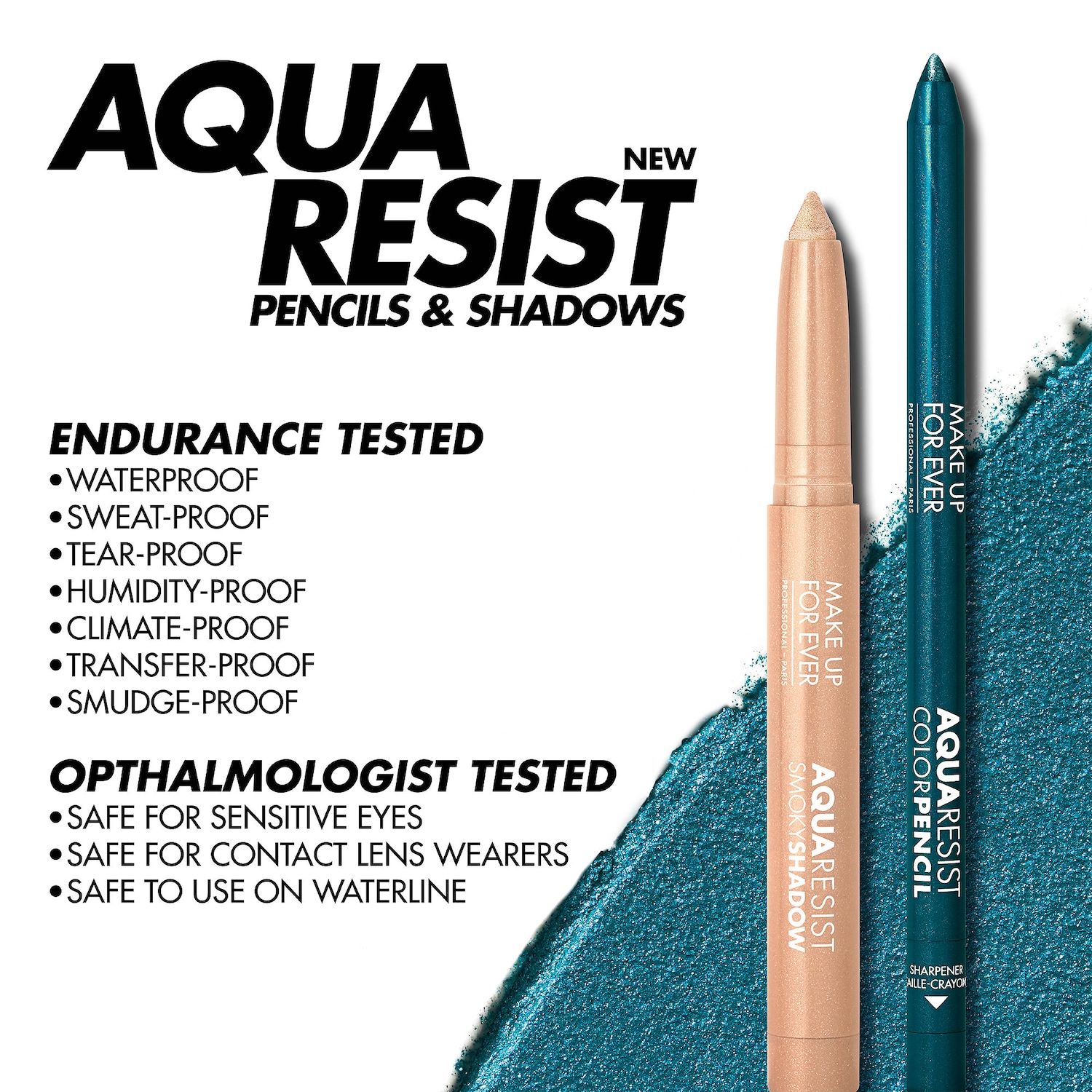 MAKE UP FOR EVER - Aqua Resist Smoky Eyeshadow Stick - Image 2