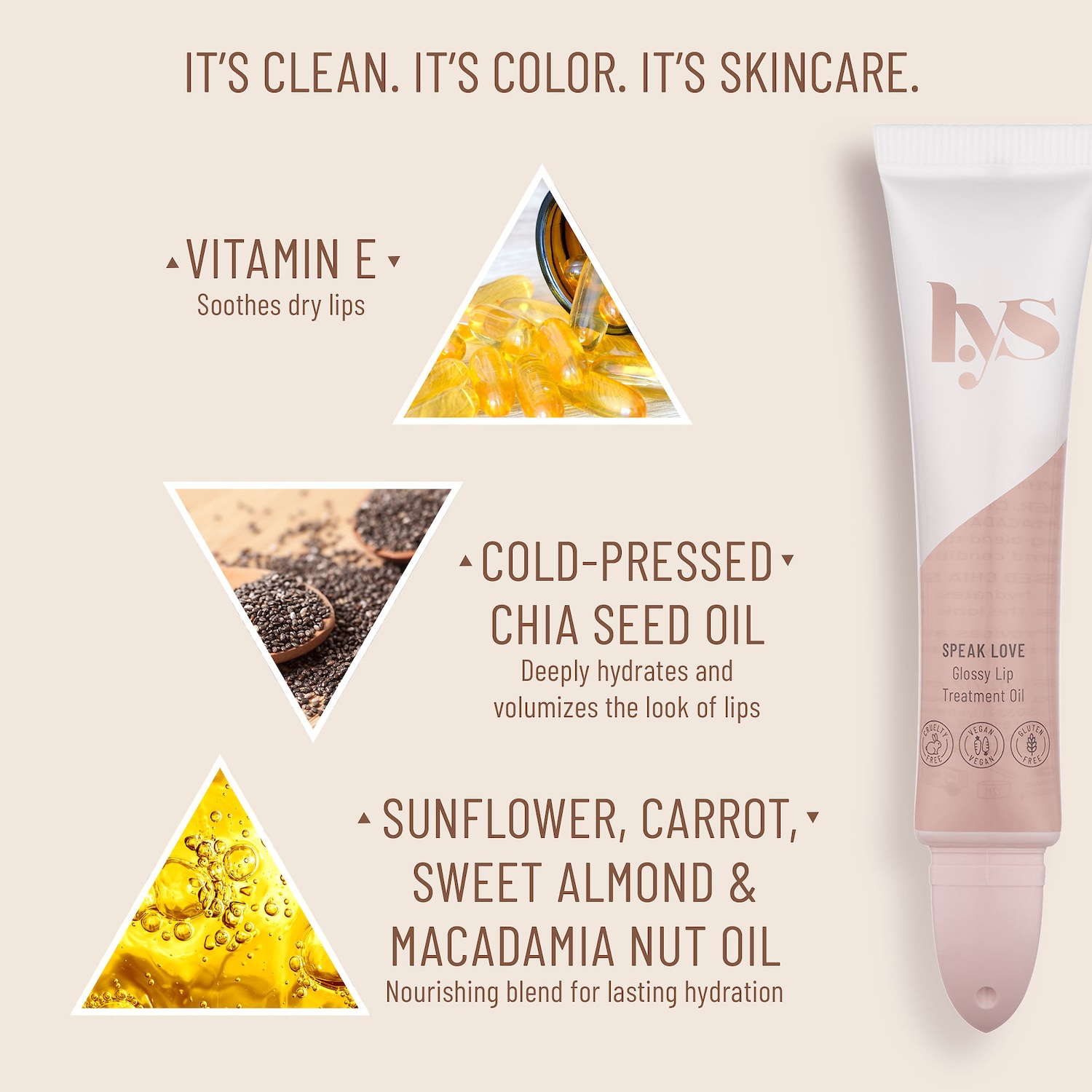 LYS Beauty - Speak Love Glossy Lip Treatment Oil - Image 3