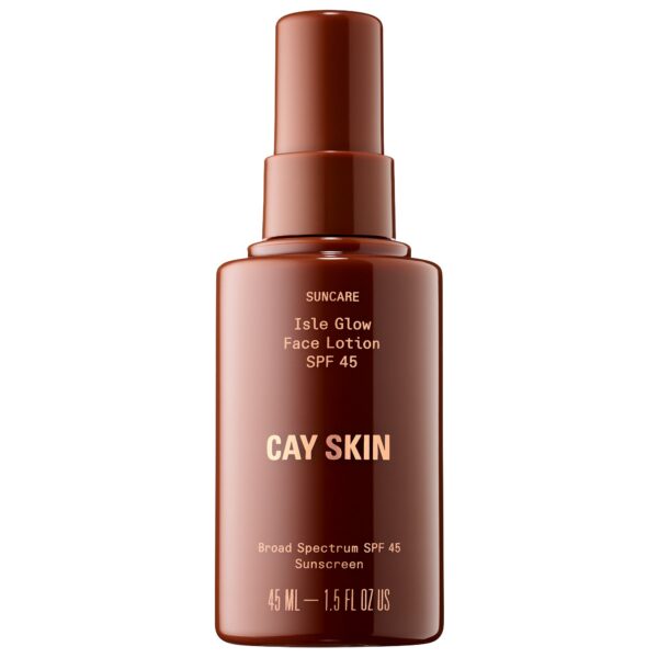 CAY SKIN – Isle Glow Face Sunscreen Moisturizer SPF 45 with Sea Moss and Niacinamide