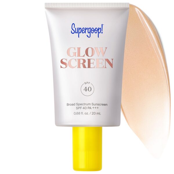 Supergoop! – Mini Glowscreen Sunscreen SPF 40 with Hyaluronic Acid + Niacinamide