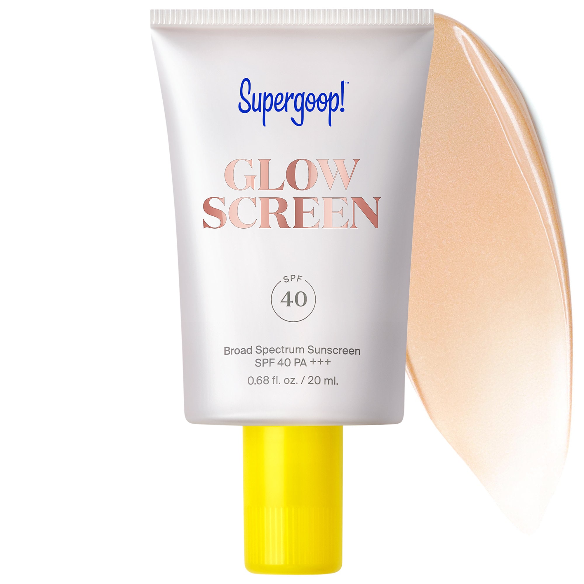 Supergoop! – Mini Glowscreen Sunscreen SPF 40 with Hyaluronic Acid + Niacinamide