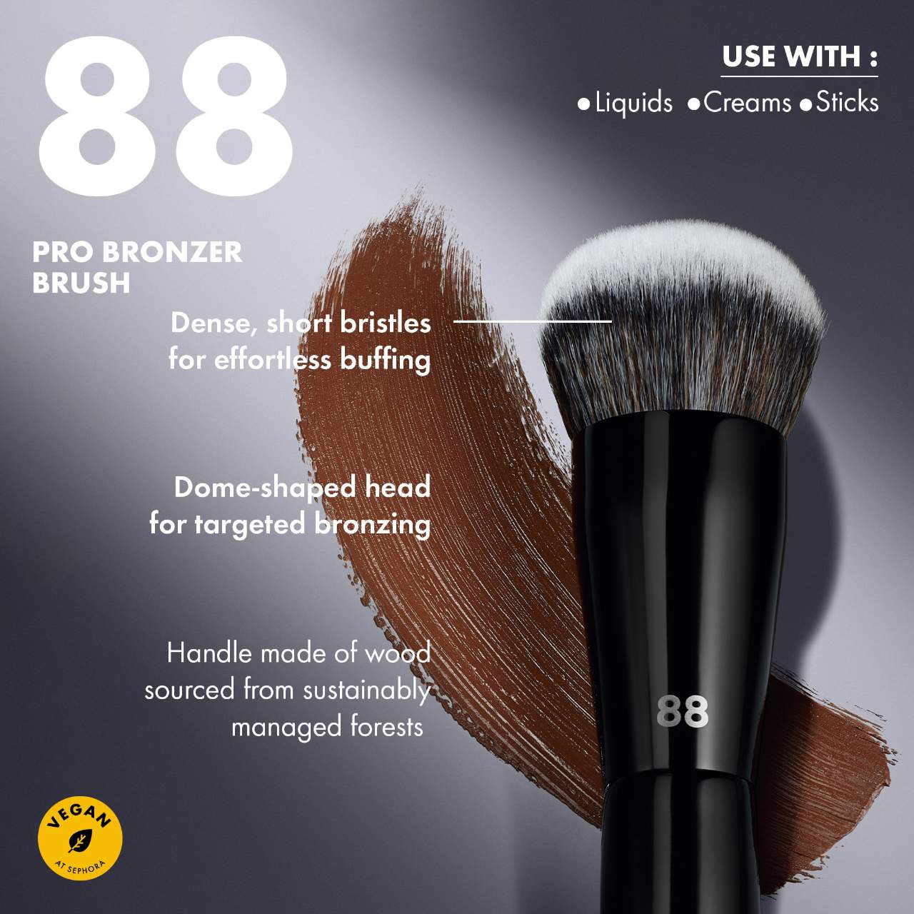 SEPHORA COLLECTION – PRO Bronzer Brush #88