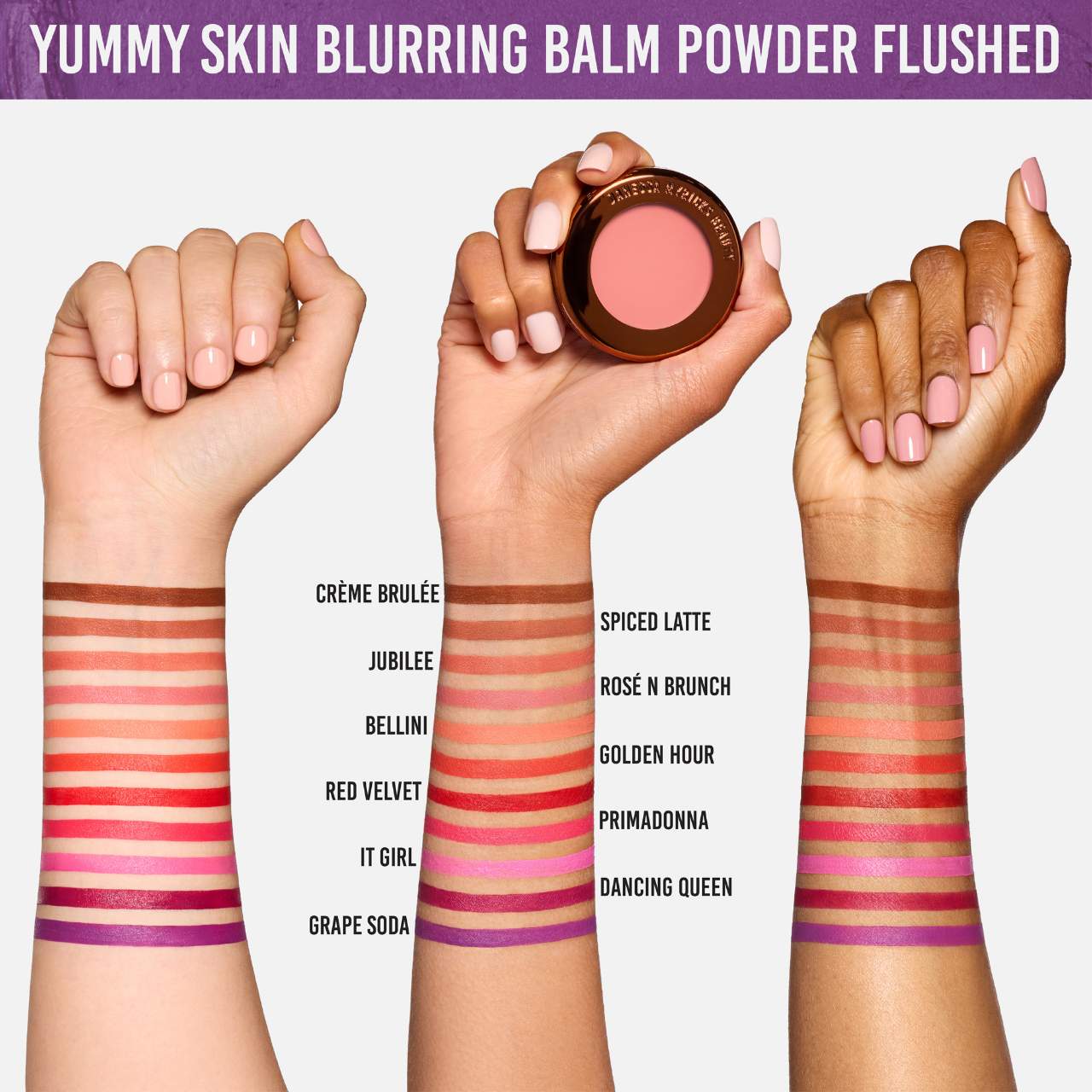 Danessa Myricks Beauty - Yummy Skin Blurring Balm Powder Flushed - Matte Color for Cheek & Lip - Image 2