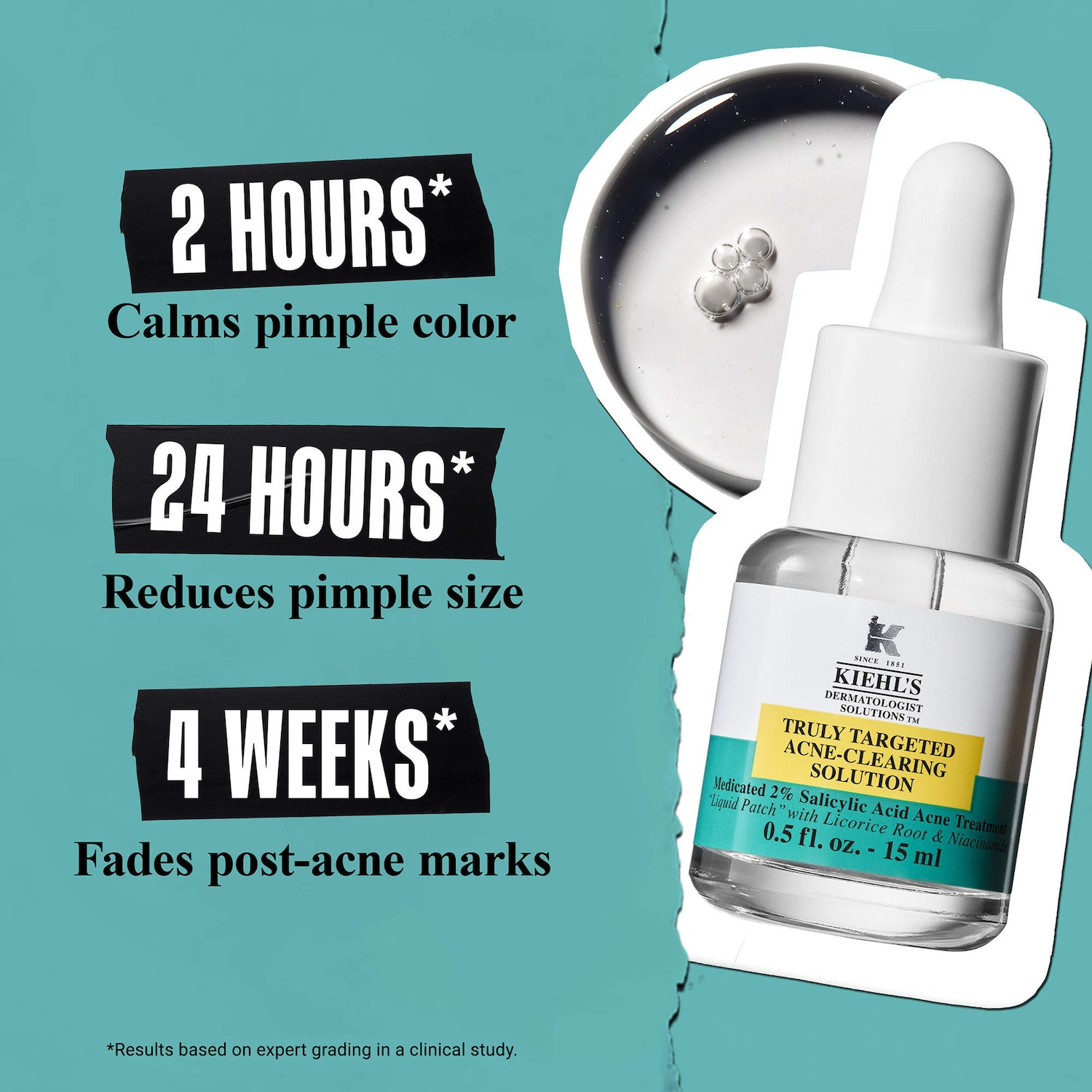 Kiehl's Since 1851 - Truly Targeted Acne-Clearing Liquid Pimple Patch with Salicylic Acid - Image 2