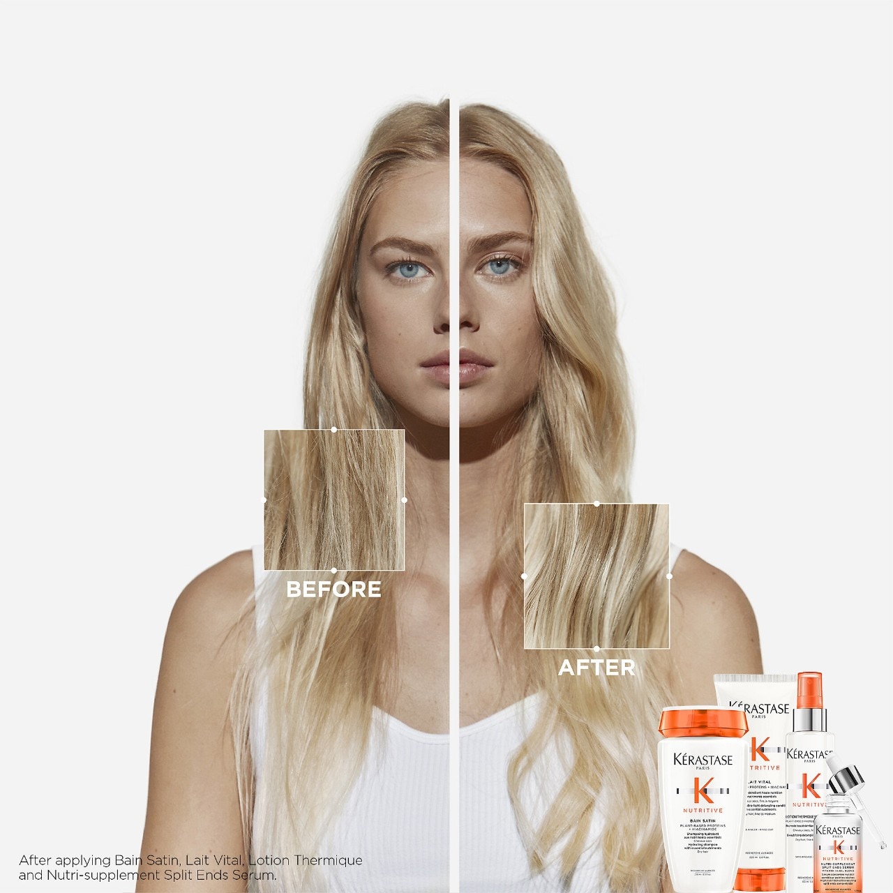 Kérastase – Nutritive Hydrating Split Ends Serum for Dry Hair