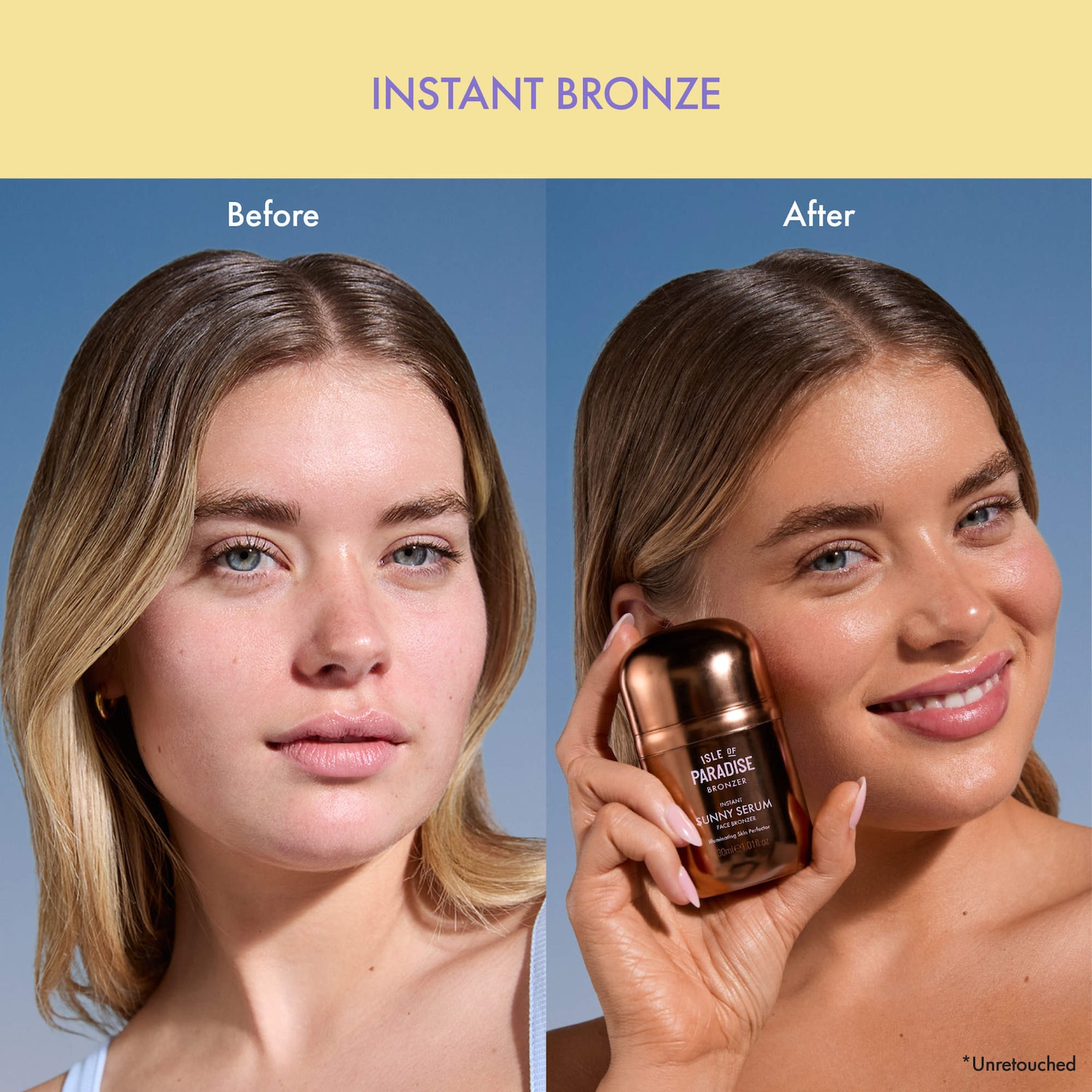 Isle of Paradise - Sunny Serum Instant Face Bronzer - Image 2