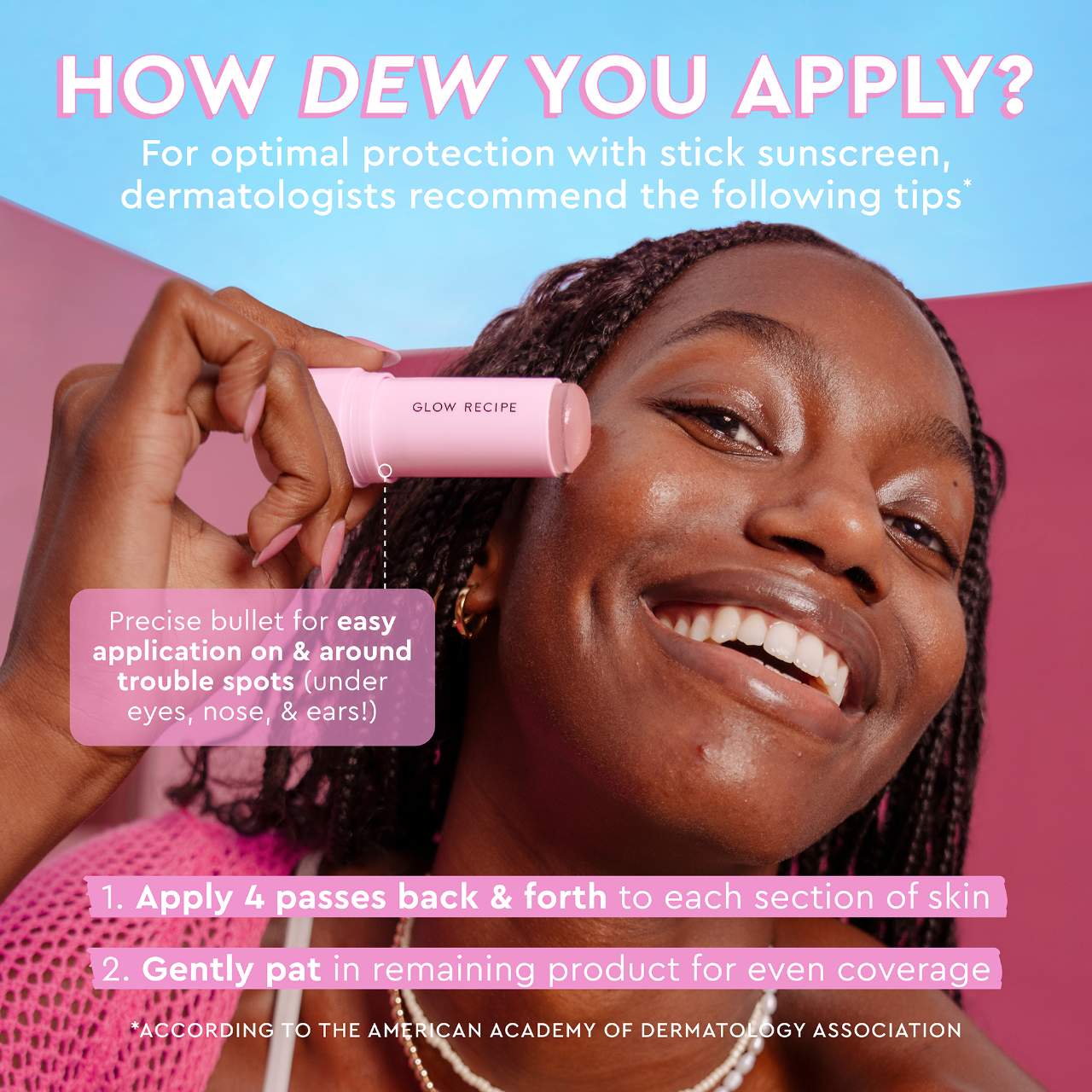 Glow Recipe - Watermelon Glow Niacinamide Dew Balm Face Sunscreen Stick- SPF 45 - Image 4