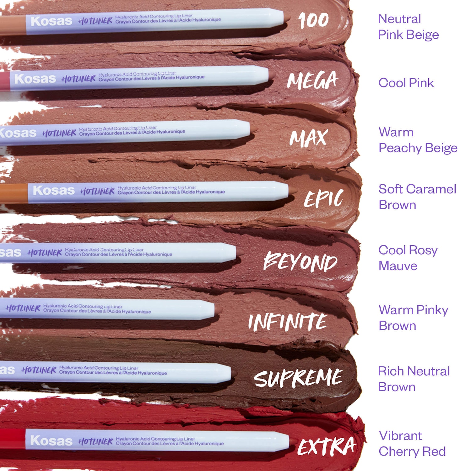 Kosas - Hotliner Hyaluronic Acid Contouring Lip Liner - Image 5
