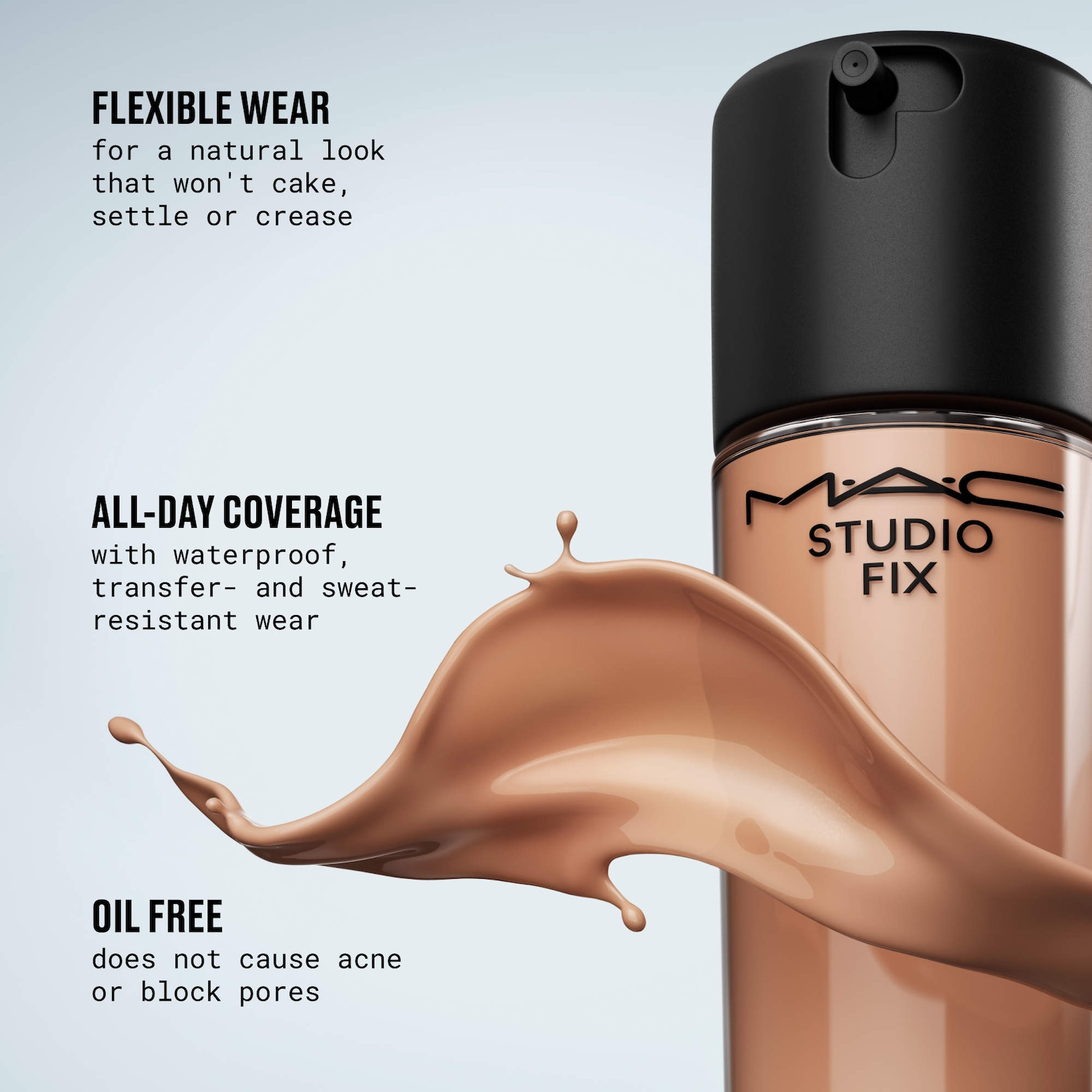 MAC Cosmetics - Studio Fix Fluid SPF 15 24HR Buildable Soft-Matte Foundation + Oil Control - Image 3
