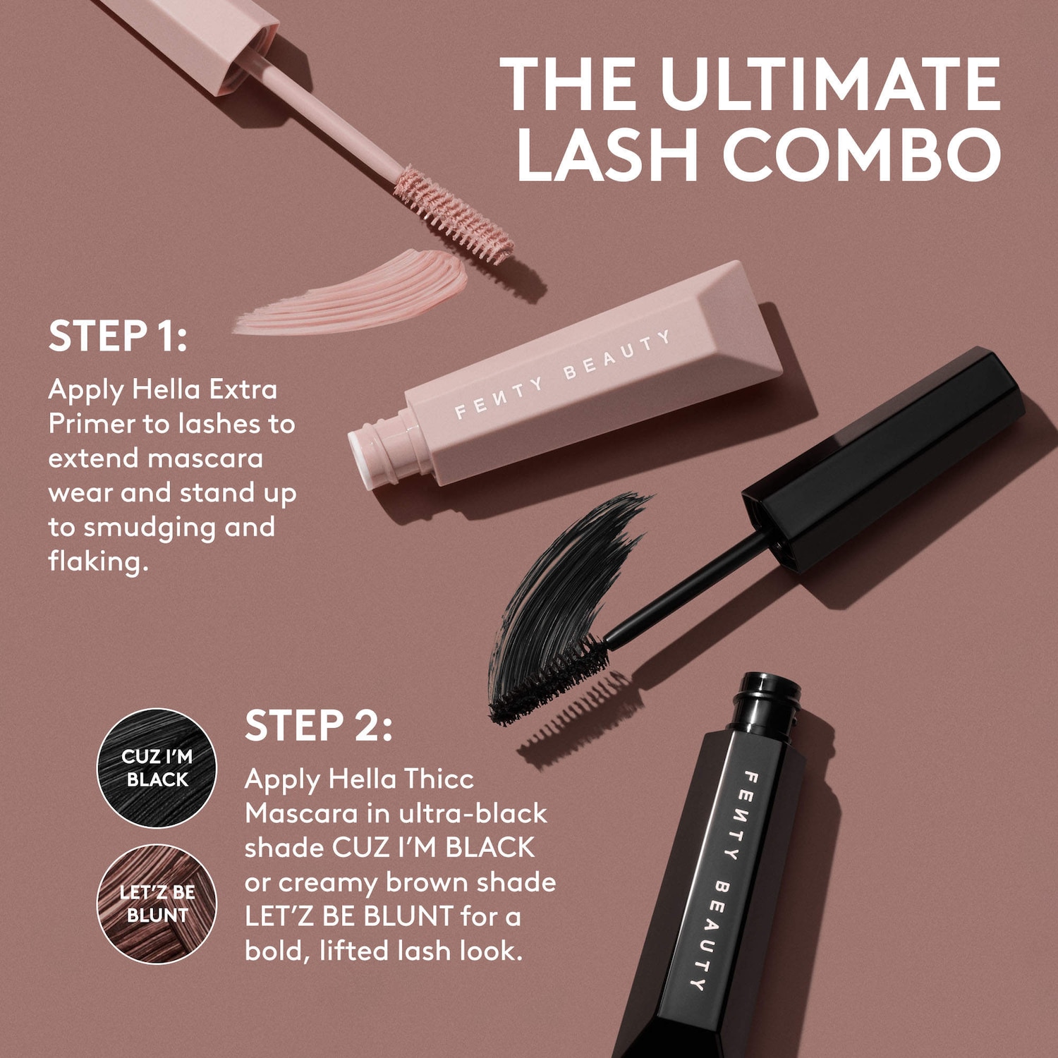Fenty Beauty by Rihanna - Mini Hella Thicc Volumizing Mascara - Image 5