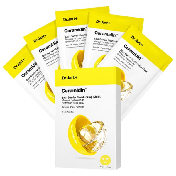 Dr. Jart+ – Ceramidin™ Skin Barrier Moisturizing Face Mask 5-Pack Value Set