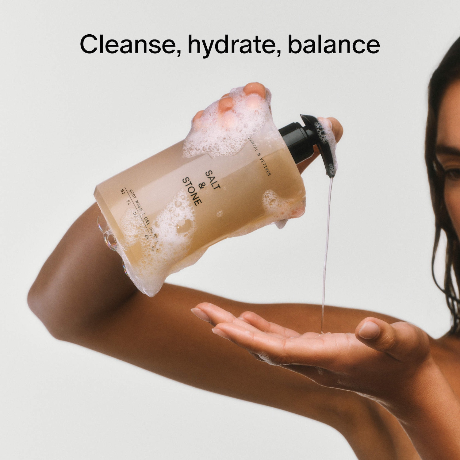 Salt & Stone - Neroli & Basil Body Wash - Image 2