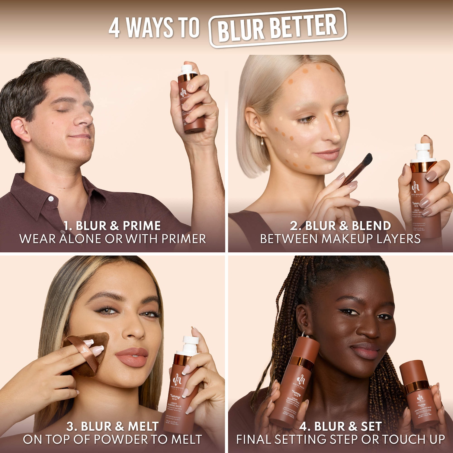 Danessa Myricks Beauty - Mini Yummy Skin Liquid Blurring Balm Mattifying Setting Spray - Image 2