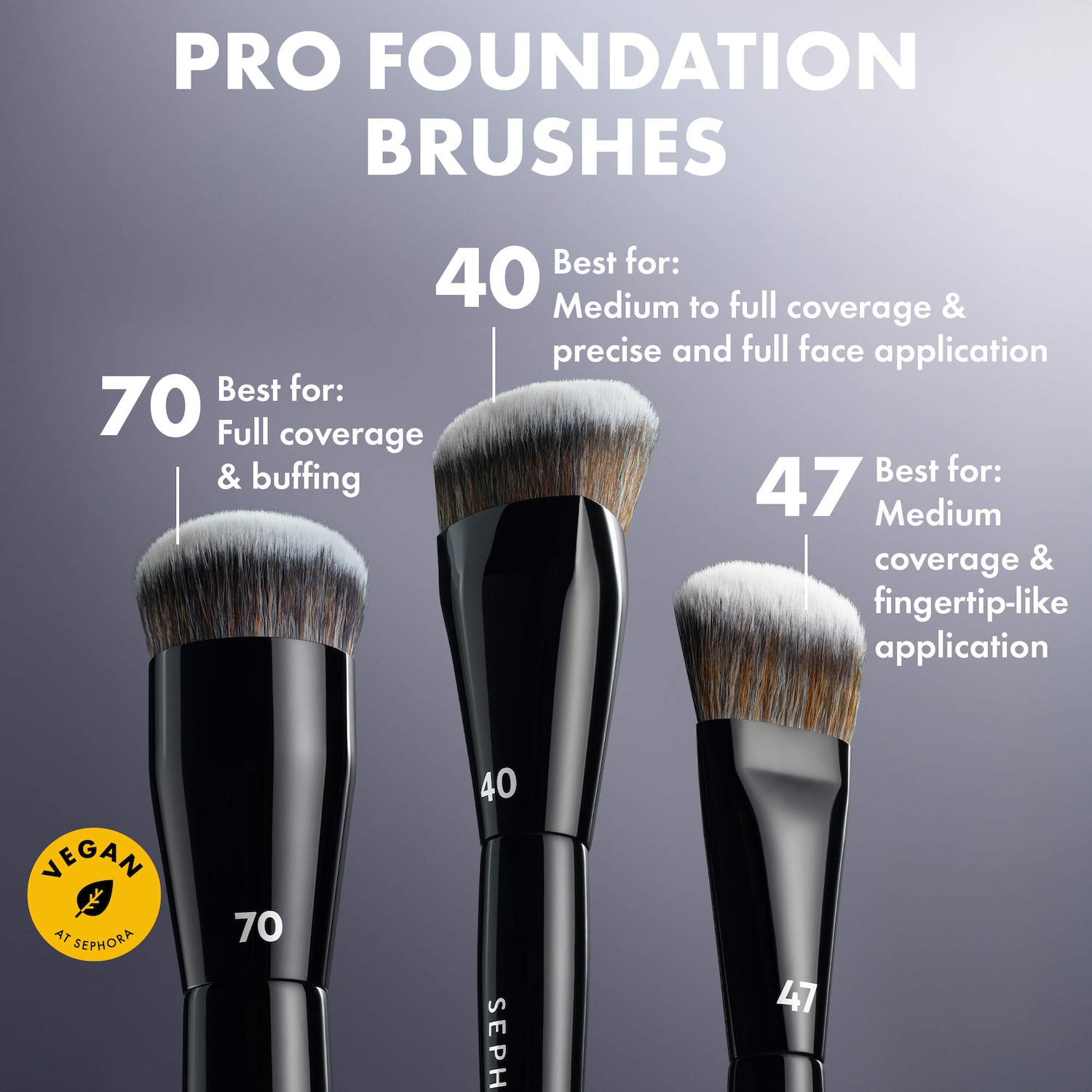 SEPHORA COLLECTION - PRO Foundation Brush #40 - Image 3