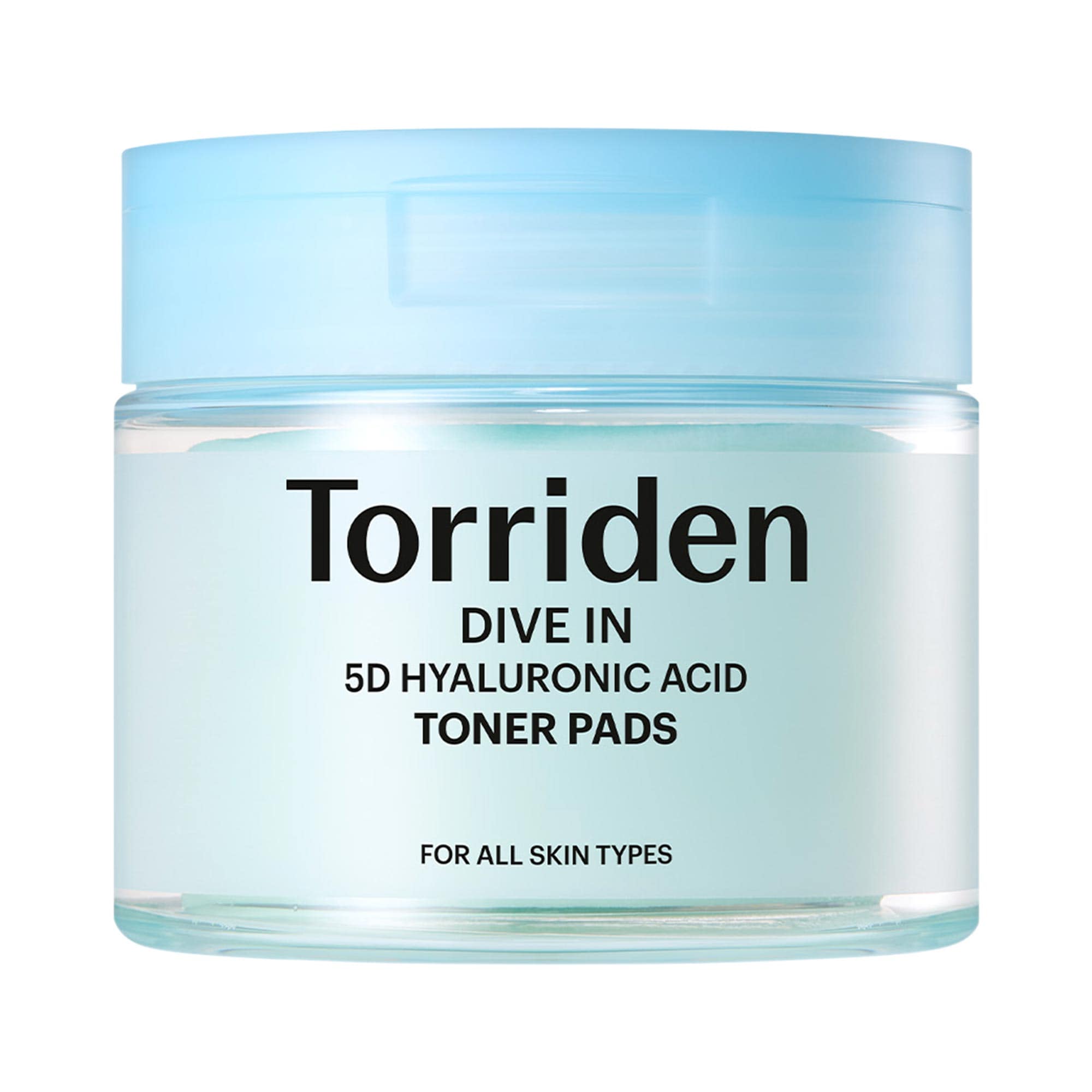 Torriden – DIVE IN 5D Hyaluronic Acid Toner Pads for Deep Hydration & Exfoliation