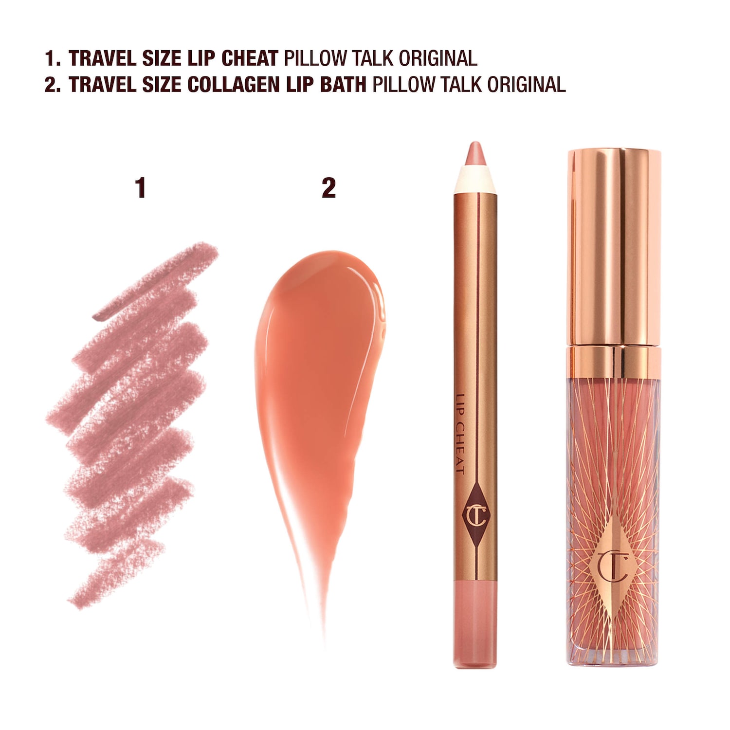 Charlotte Tilbury - Mini Pillow Talk Glossy Lip Duos - Image 2