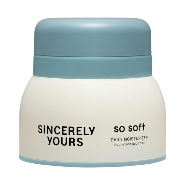 Sincerely Yours – So Soft Daily Barrier Strengthening Lightweight Moisturizer with Hyaluronic Acid, Ceramides and Niacinamide