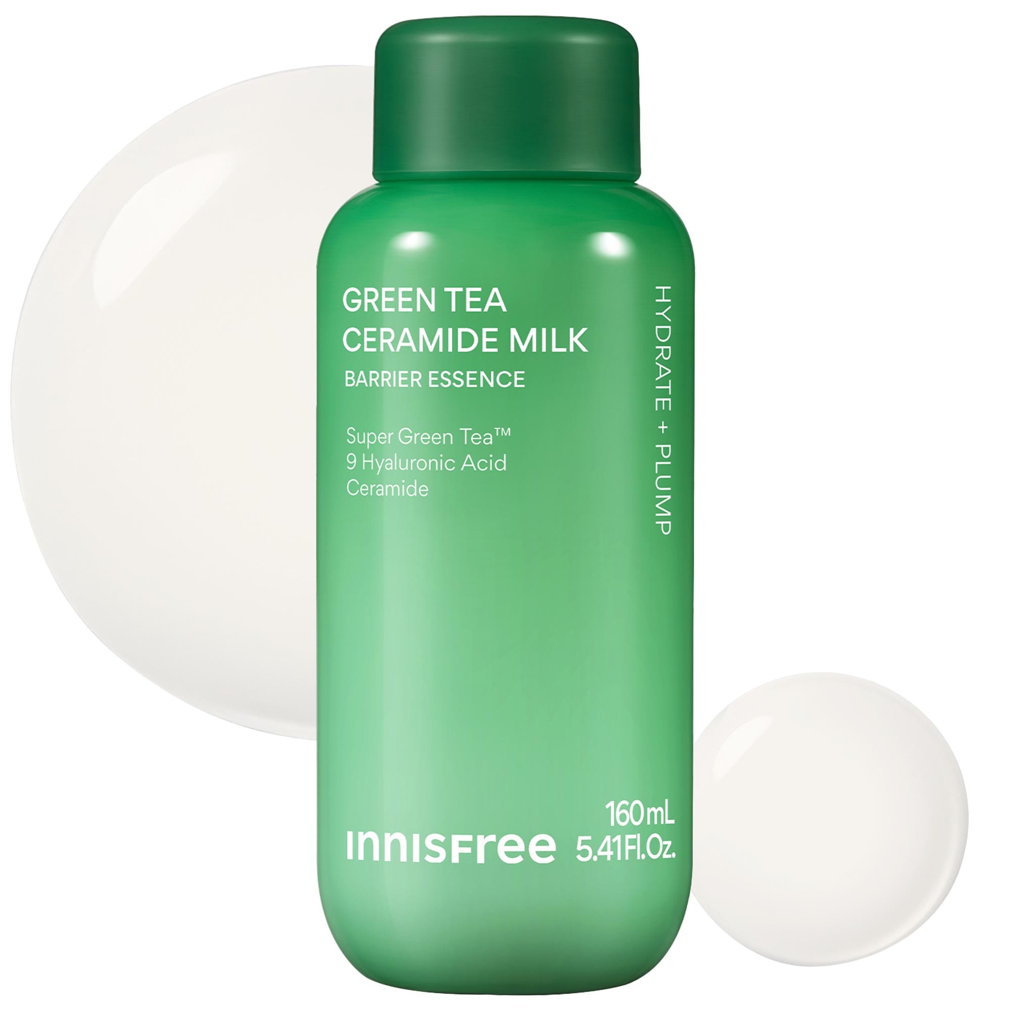 innisfree - Green Tea Ceramide Refillable Korean Milk Toner for Hydration & Barrier Repair