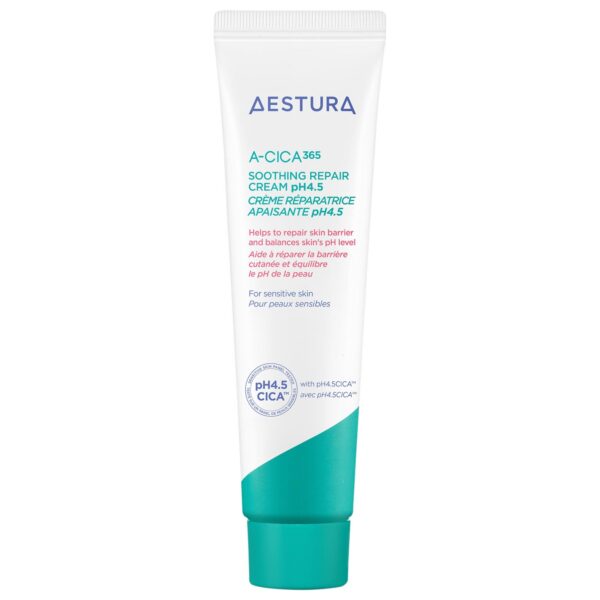 AESTURA – A-CICA365 Soothing Repair Gel Cream Moisturizer pH4.5 with Centella Asiatica + Panthenol for Redness
