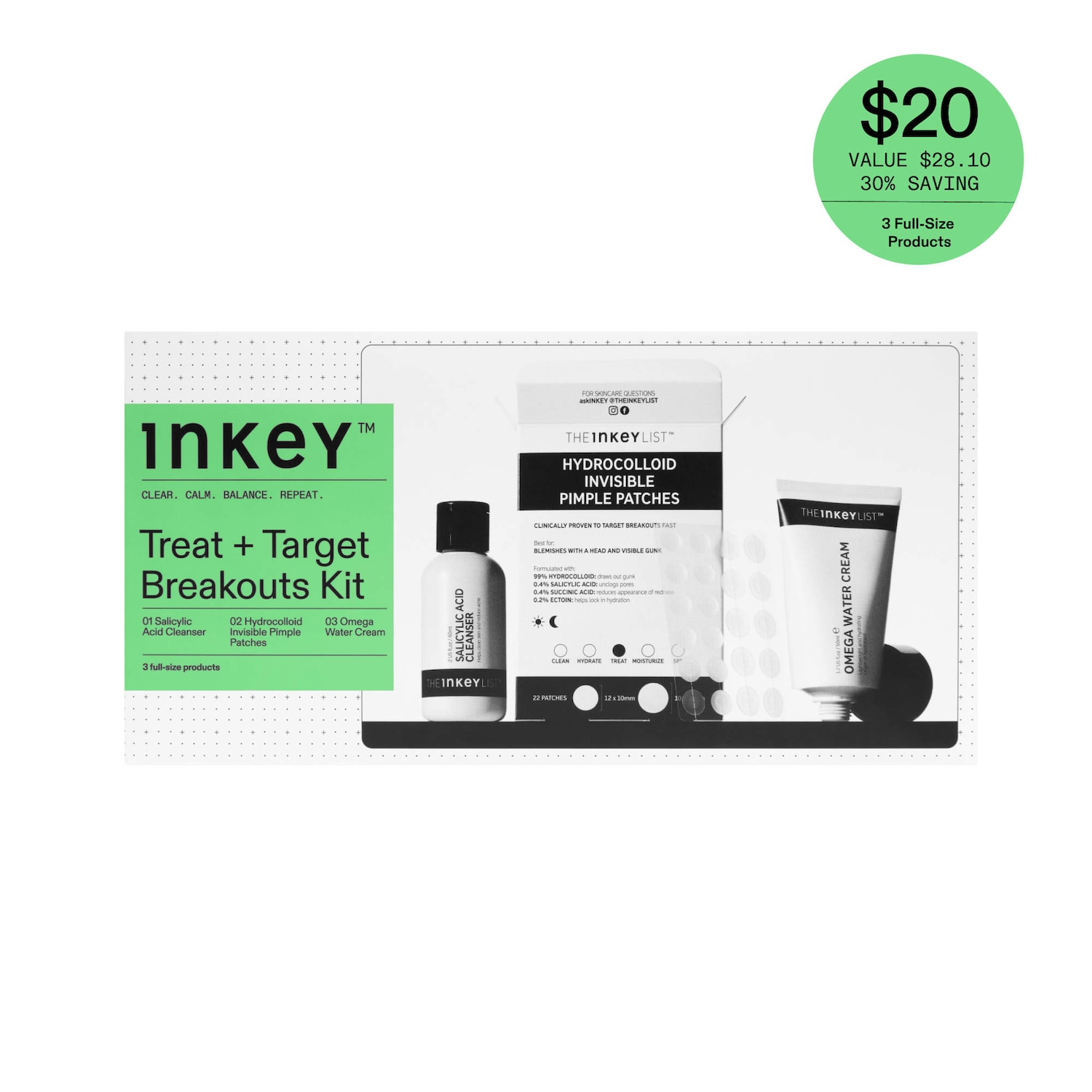 The INKEY List – Target + Treat Breakouts Kit