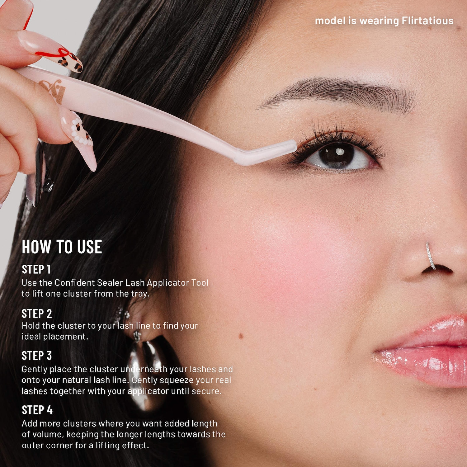 LYS Beauty - Uplifted Press & Go False Lash Clusters - Image 2