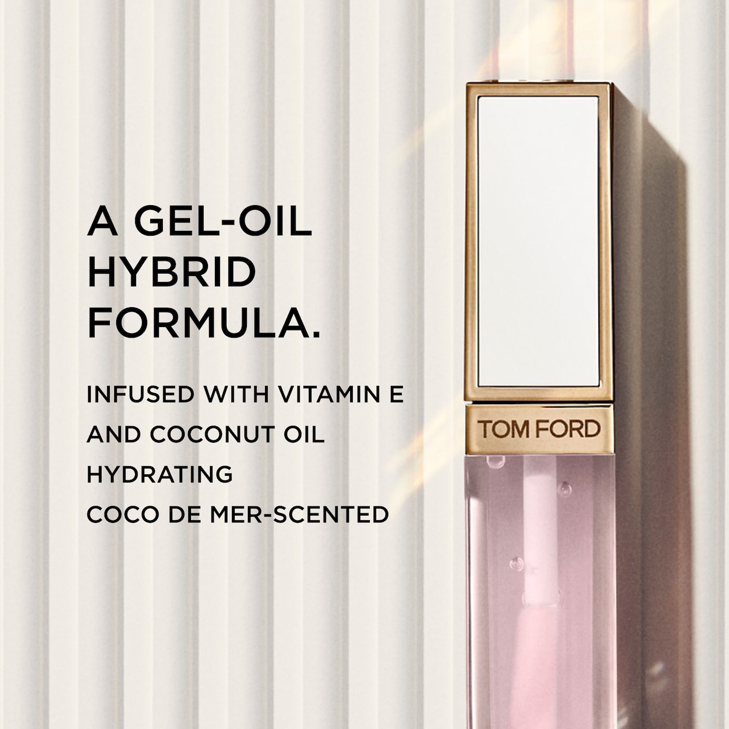 TOM FORD - Soleil Hydrating Lip Oil with Vitamin E & Coconut Oil - Image 2