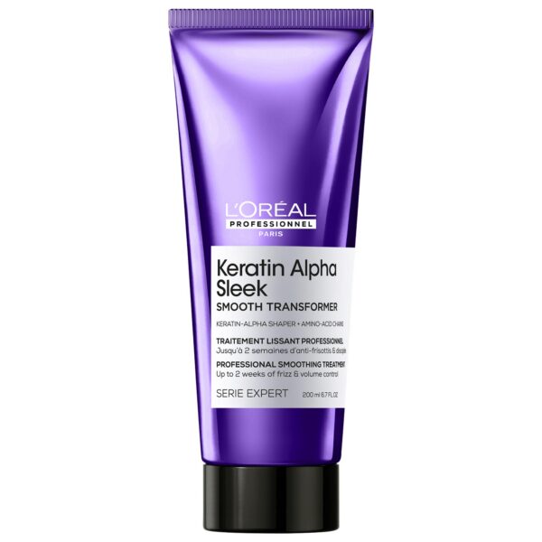 L’Oréal Professionnel – Keratin Alpha Sleek Anti-Frizz Treatment for Smooth Hair