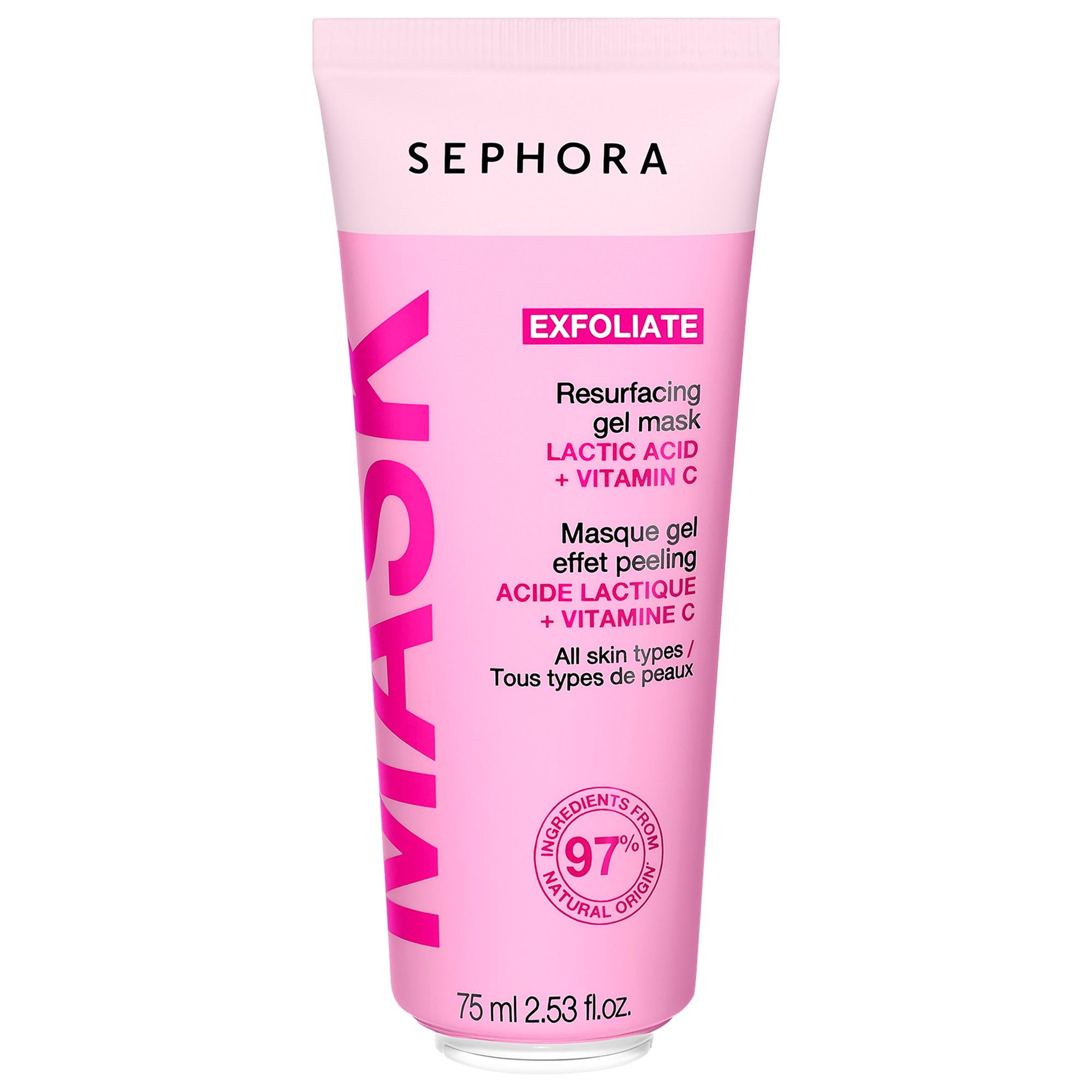 SEPHORA COLLECTION - EXFOLIATE - Resurfacing Gel Mask with Lactic Acid + Vitamin C