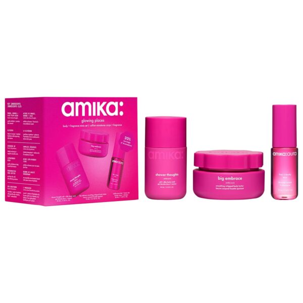 amika – Glowing Places Body Care & Fragrance Gift Set