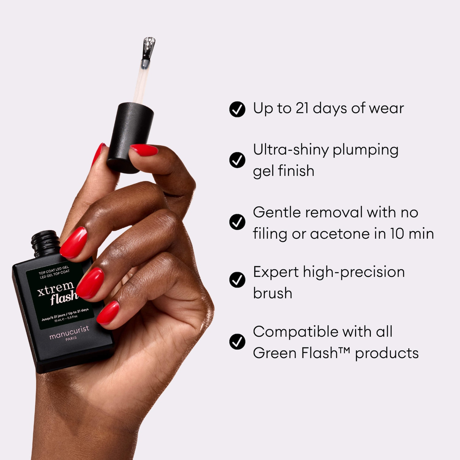 Manucurist – Xtrem Flash™ Long-Lasting Gel Nail Polish Top Coat